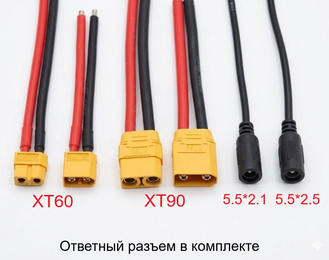 Доступные разъемы аккумулятора 36V